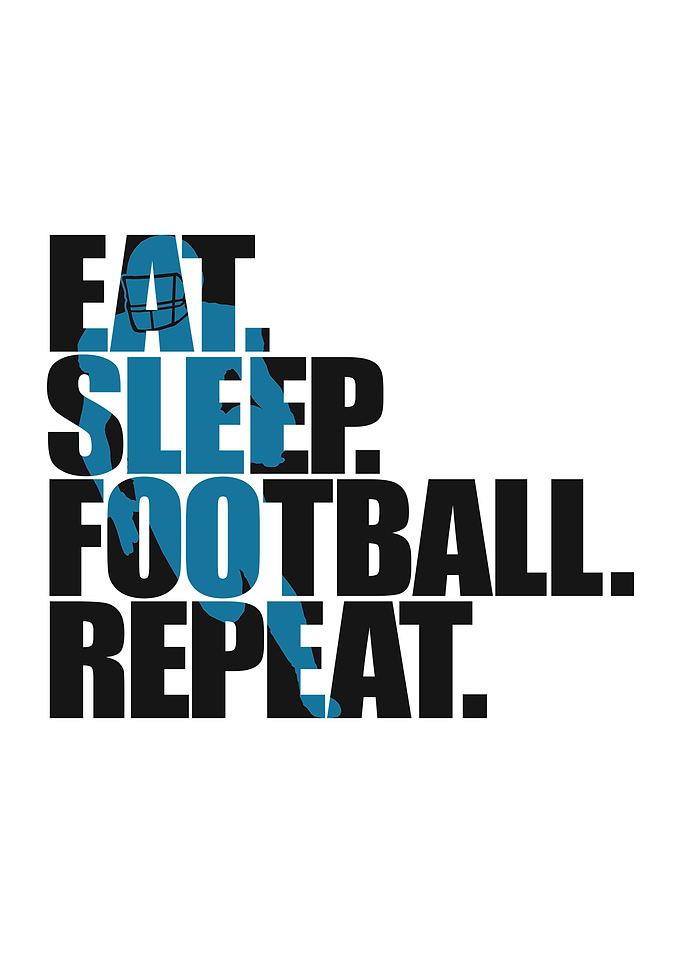 Eat Sleep Football Repeat