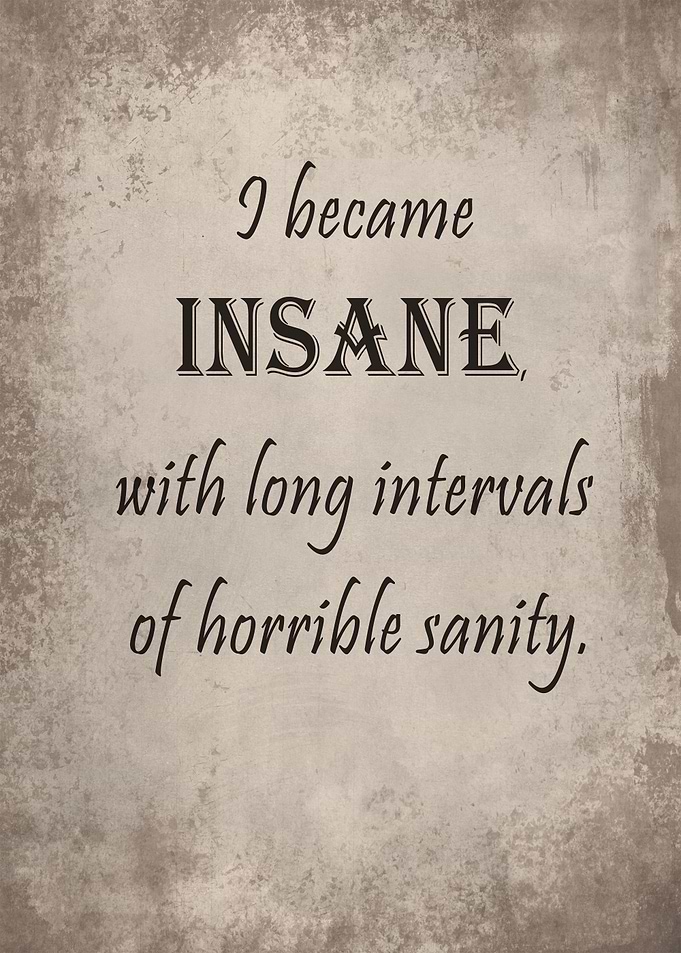 I became insane