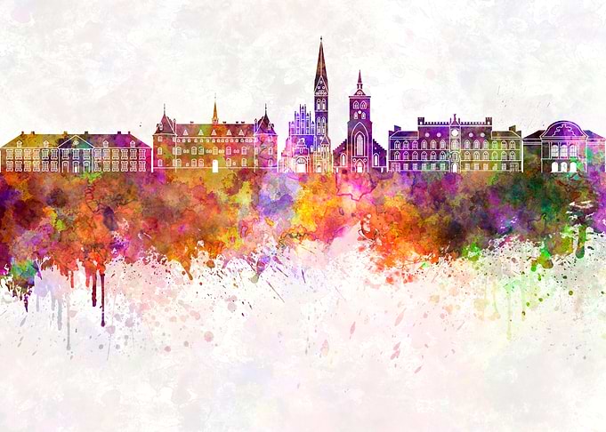 Odense skyline