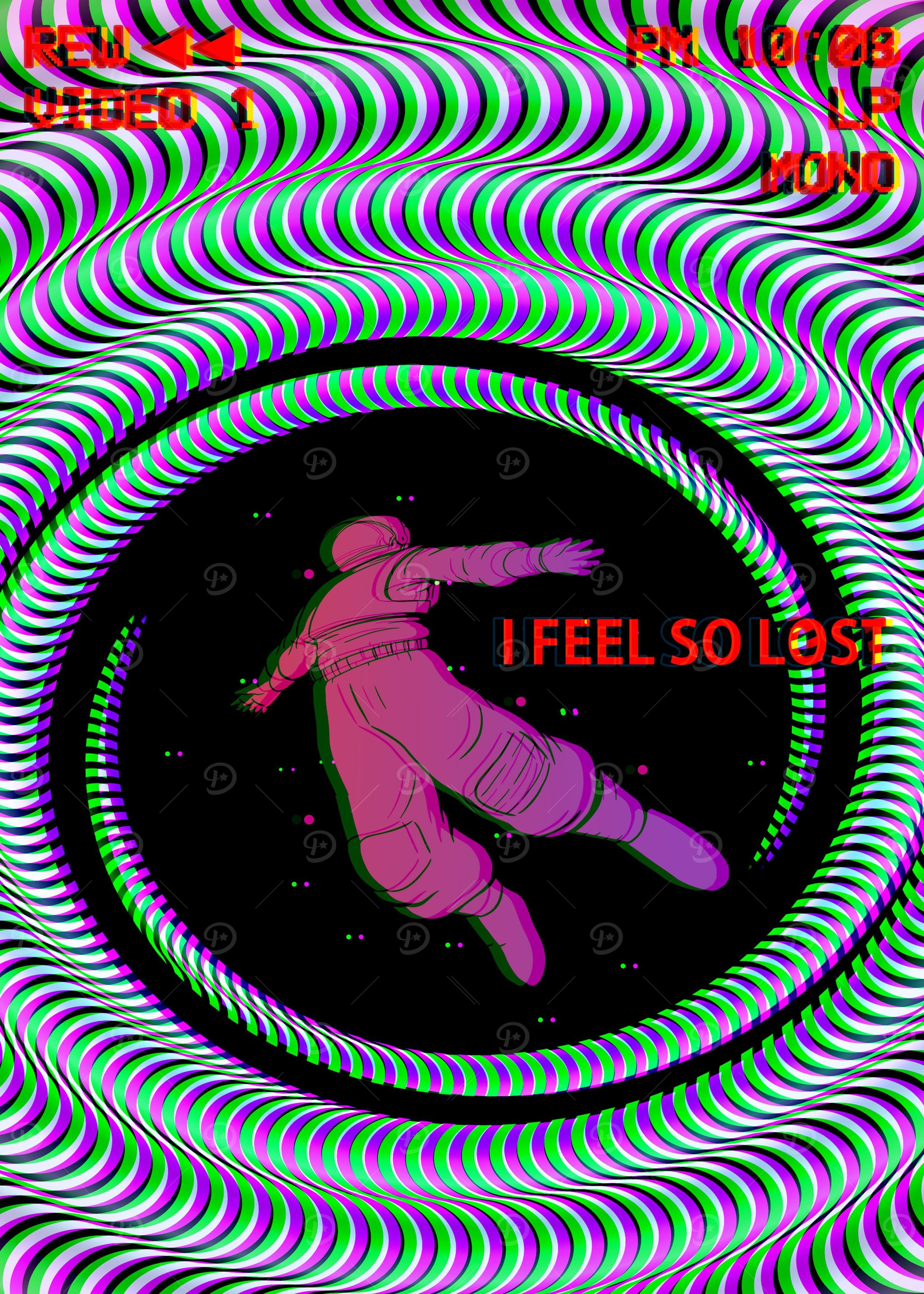 Weirdcore Space Astronaut