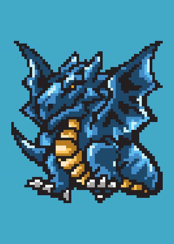 Pixel Art Dragon