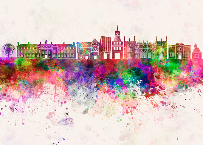 Nuneaton skyline