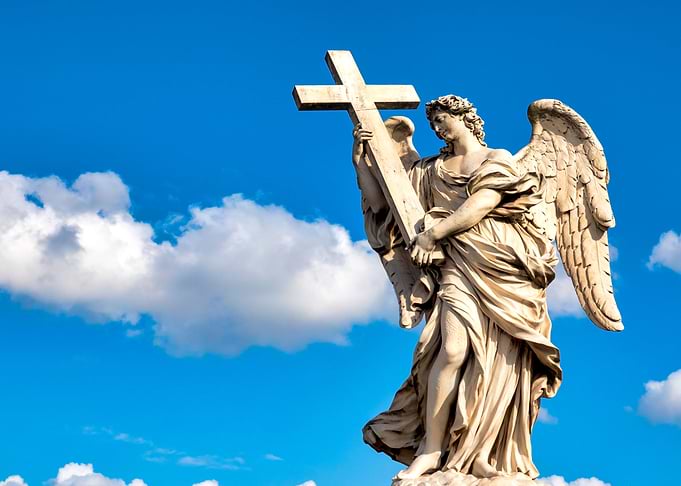 Angel with the Cross