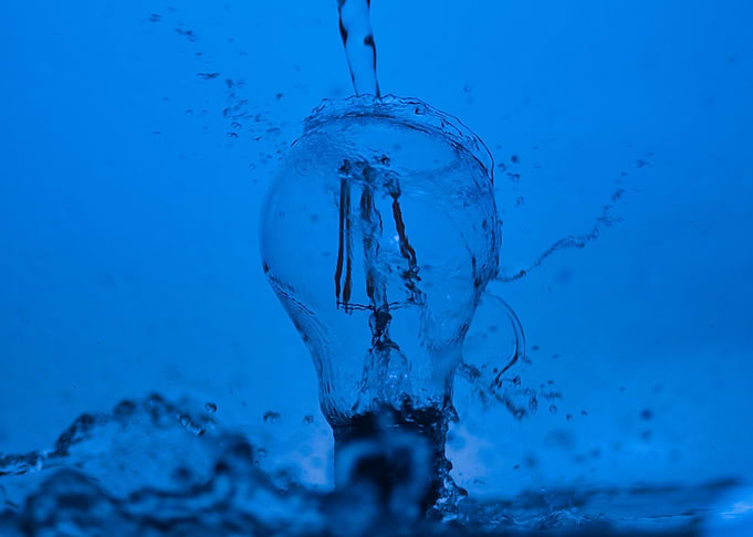 Blue Lightbulb
