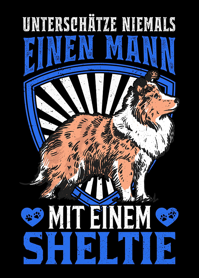 Sheltie Mann Htehund Shet