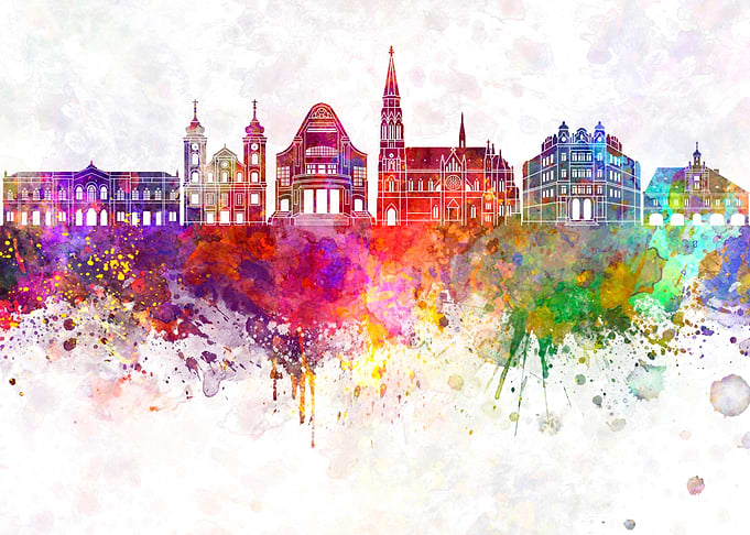 Osijek skyline