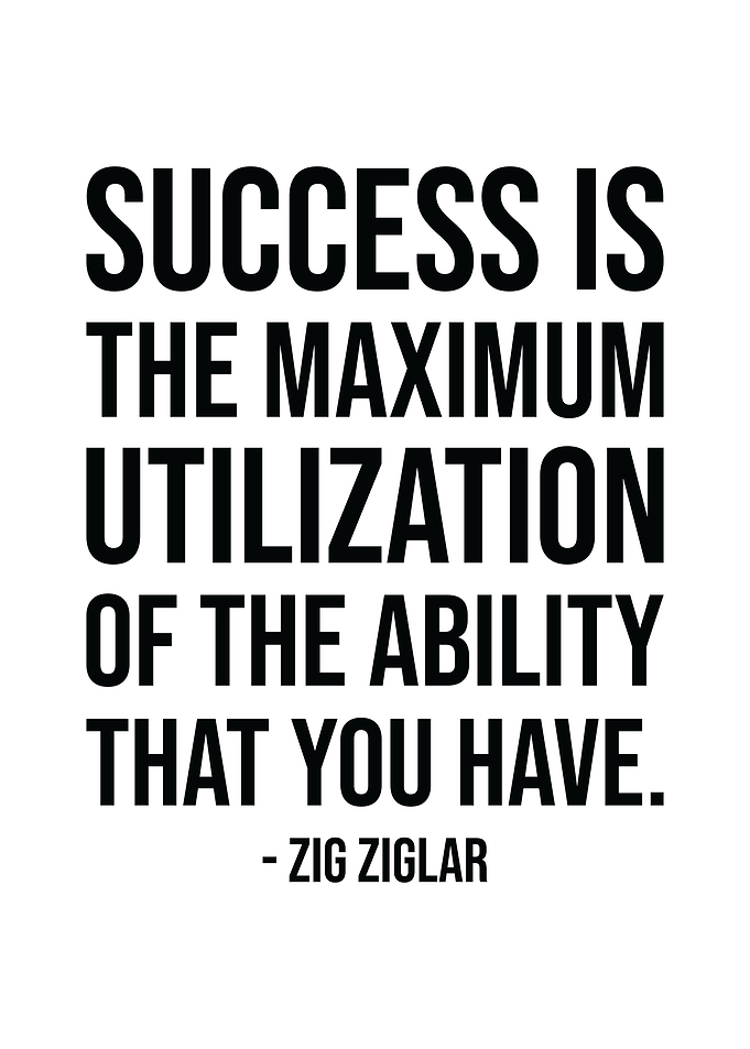 Success Is Utilization
