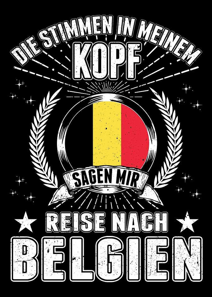 Belgien Stimmen Flagge Br