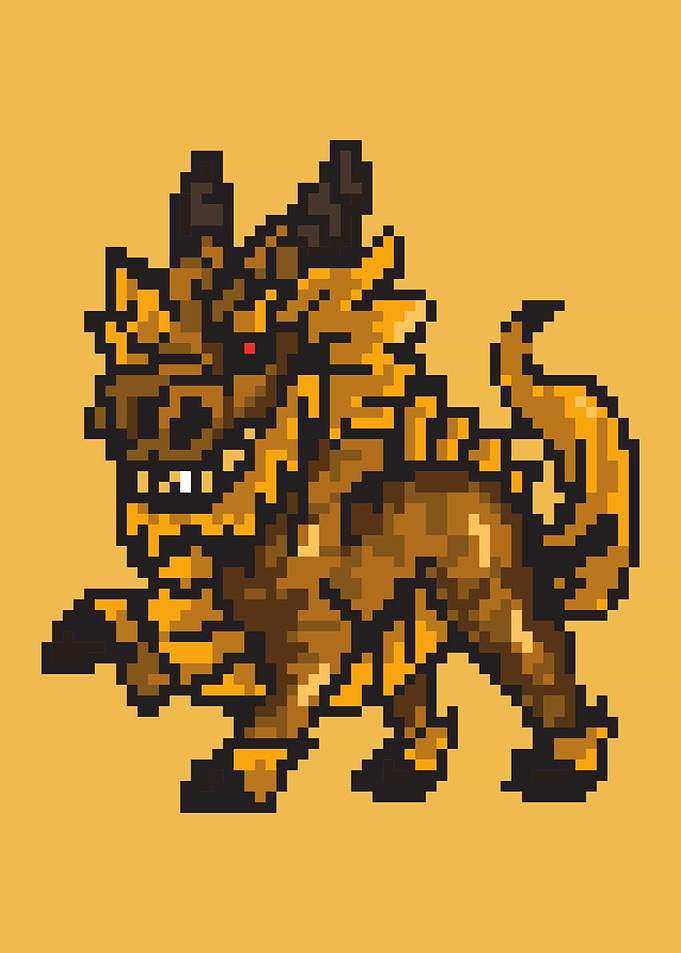 Pixel Art Dragon