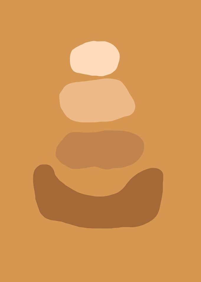 Mid century Abstract shape