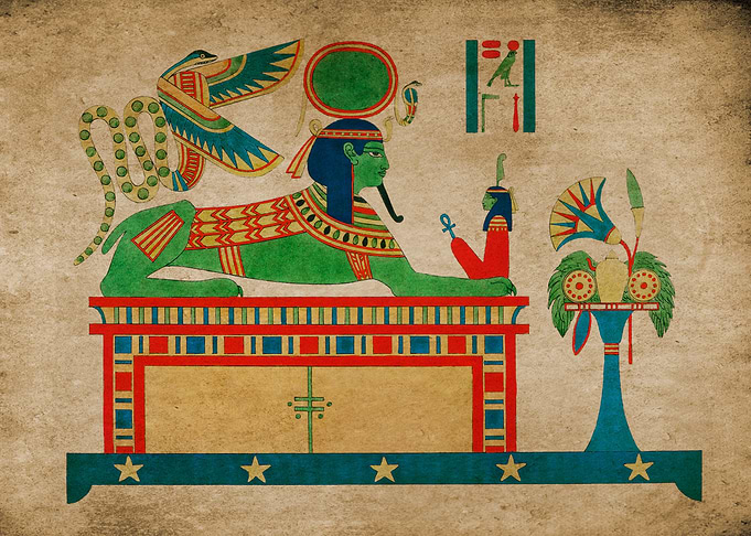 Sphinx of Ra or the Sun