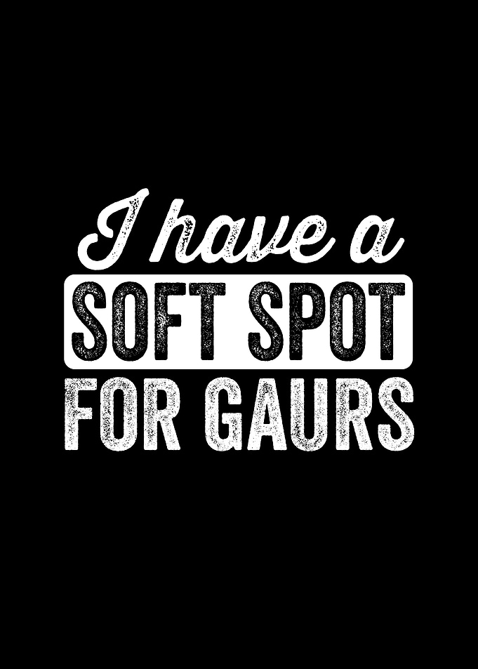 Soft spot for gaurs