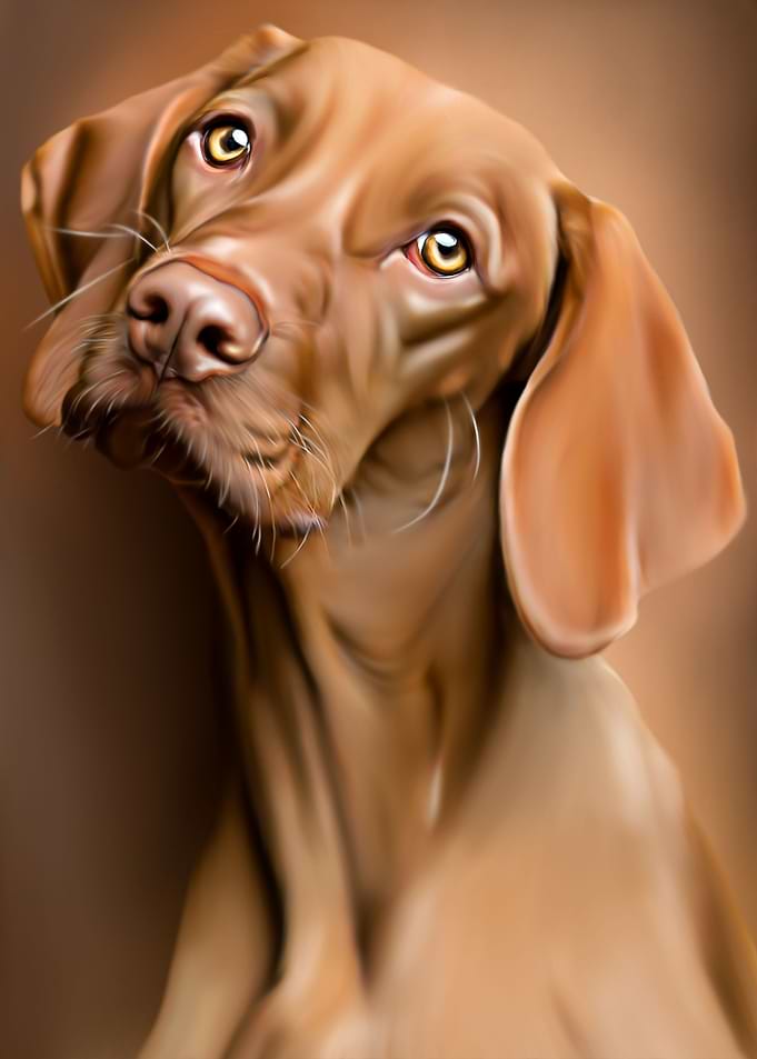 Dog Smudge Painting