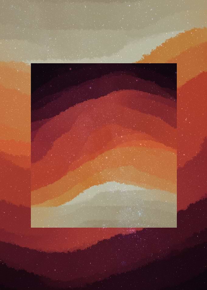 Warm light abstract color