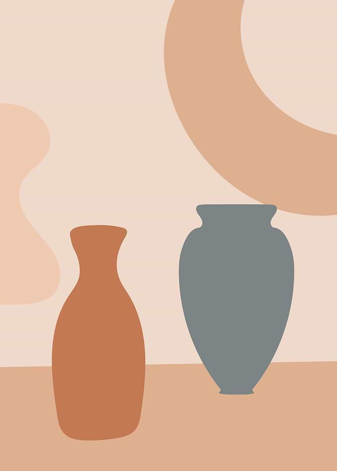 Mid century flower vase