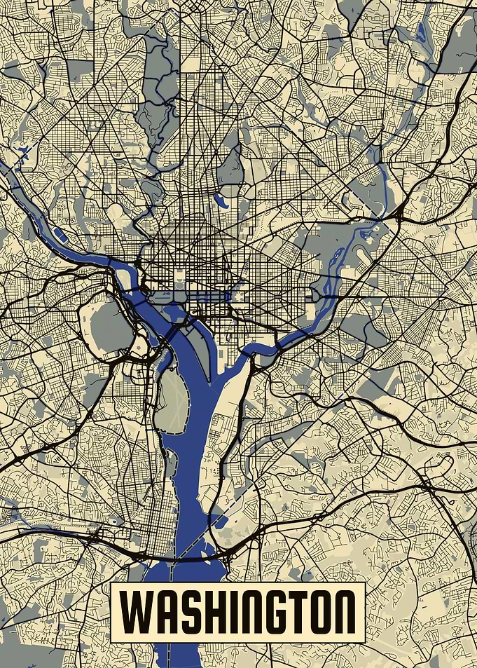 Washington D C Map