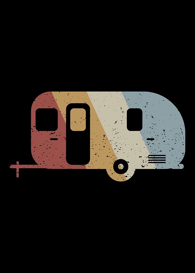 Camping Retro Vintage