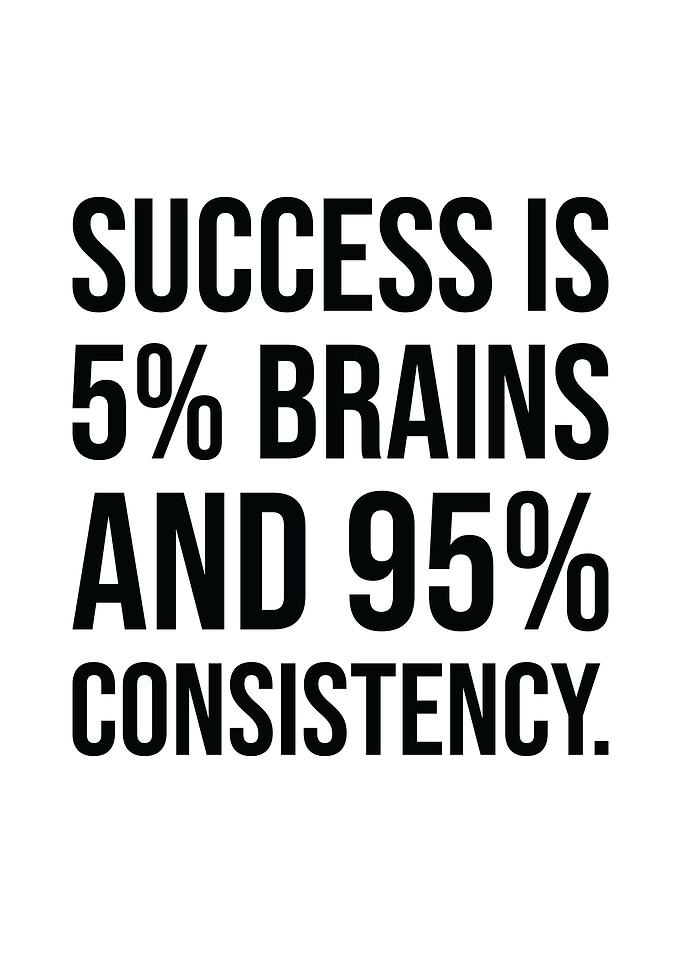 Success is 5 Percent Brain
