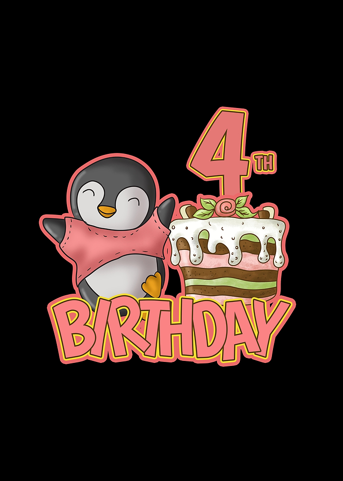 4th Birthday Girl Cake