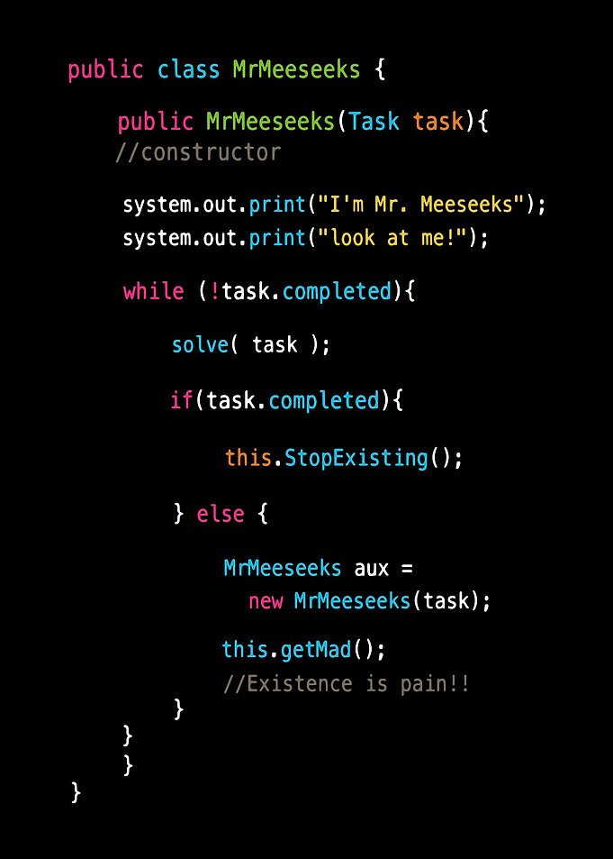Mr MeeSeeks Algorithm