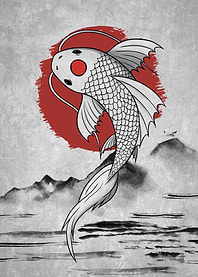 Japanese Art Japan Fish