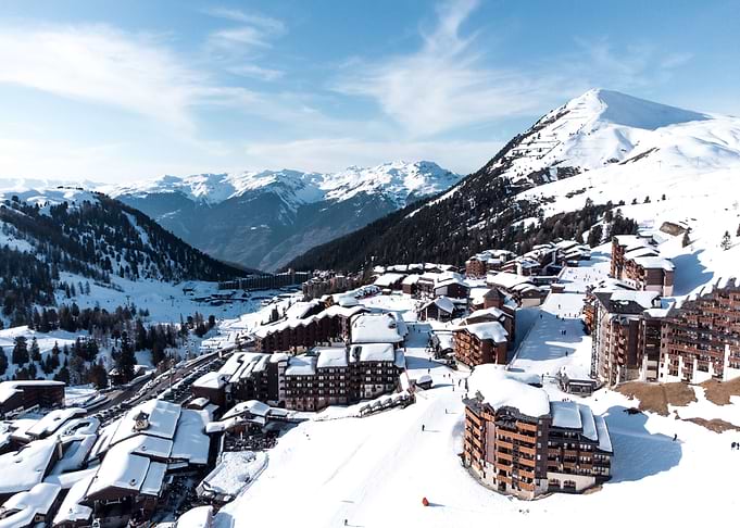 Village in the mountains