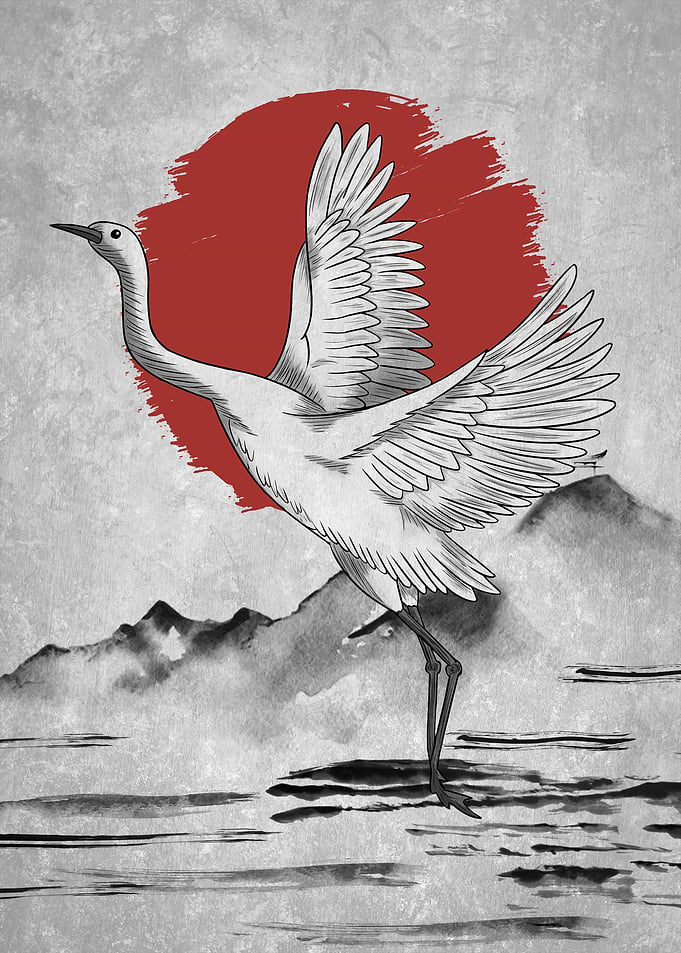 Japanese Art Japan Bird