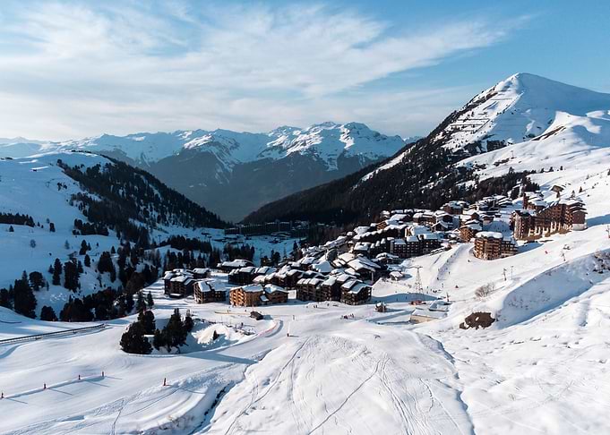 Village in the mountains