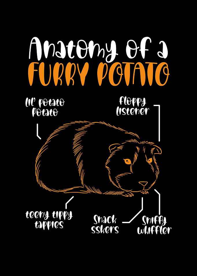 Anatomy of a furry potato