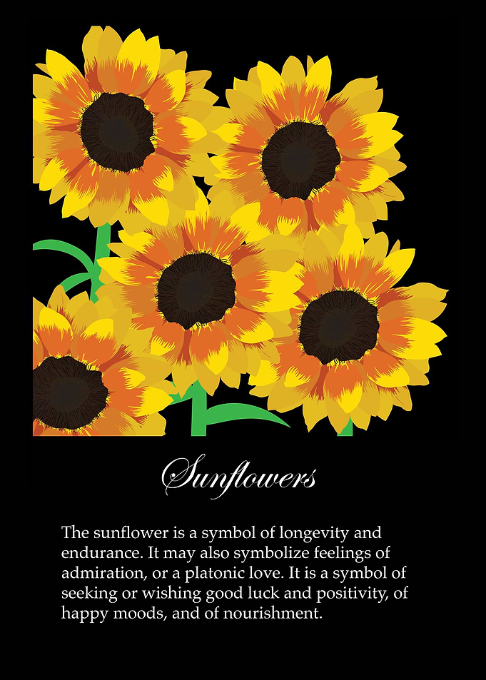 Sunflowers poster