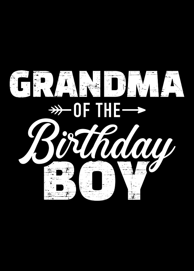 Grandma of the birthday bo