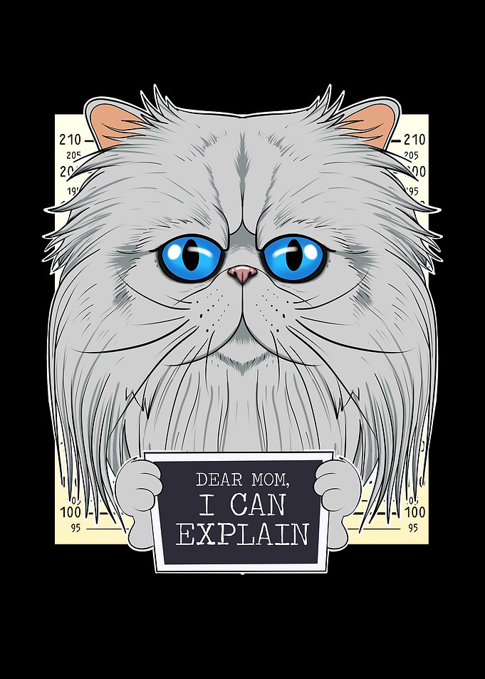 Persian Cat Mom Dear Mom