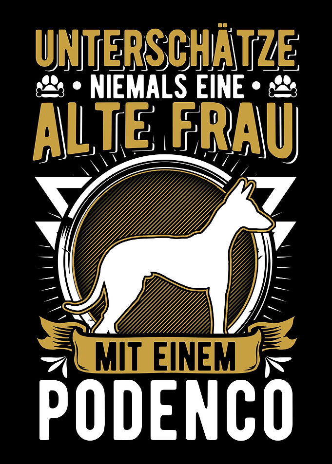 Podenco Alte Frau Spanisch