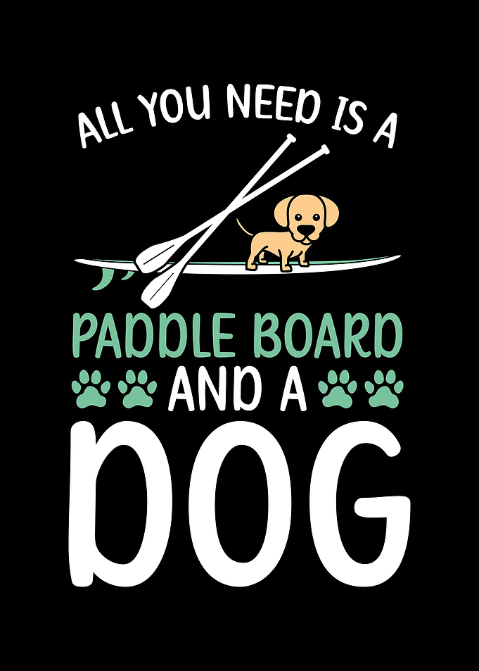 Paddleboard And Dog