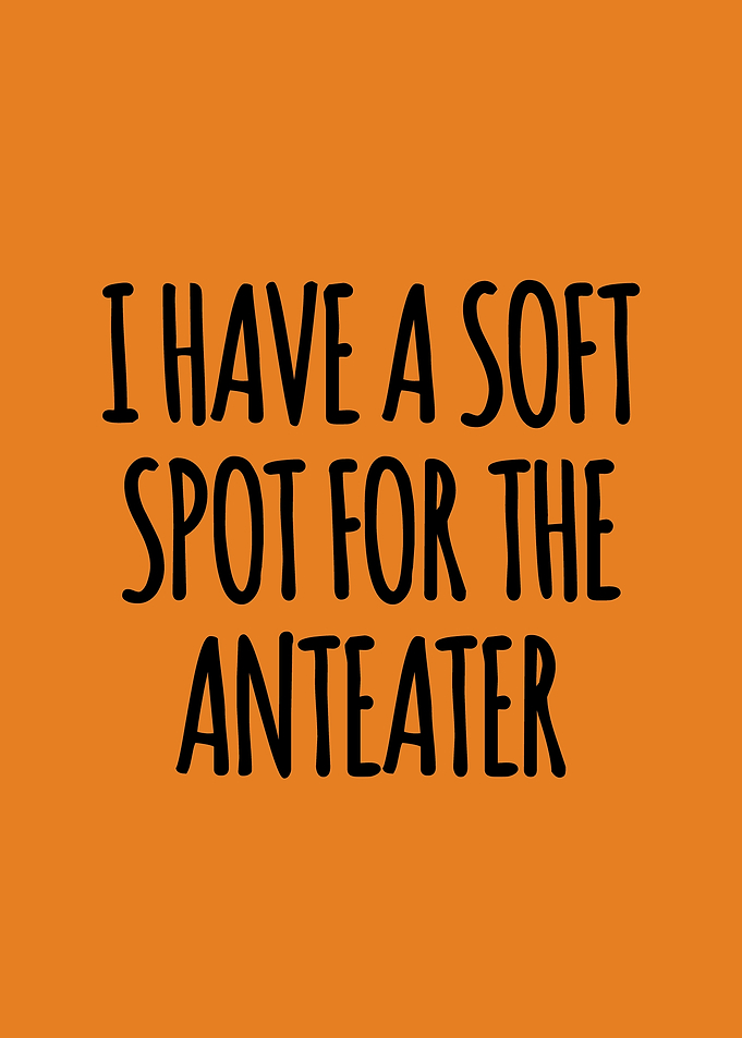 Soft spot for the anteater