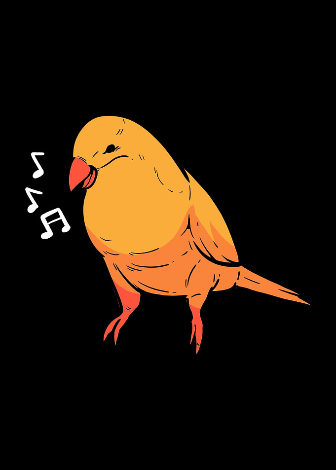 Singing Canary Bird