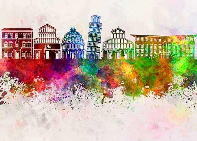 Pisa skyline