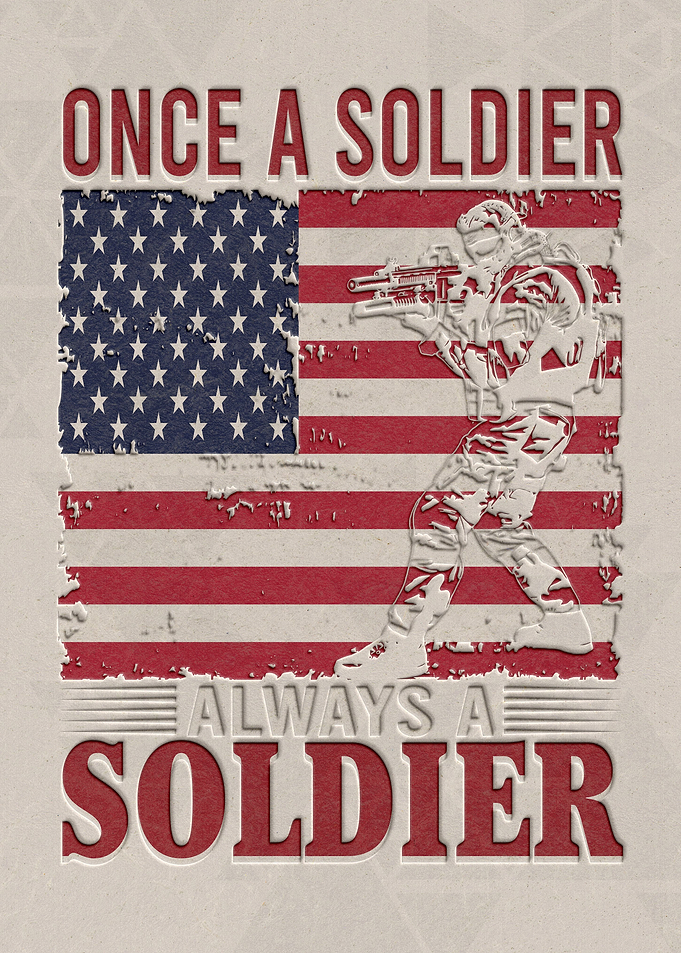 Ones a soldier alwaysvet