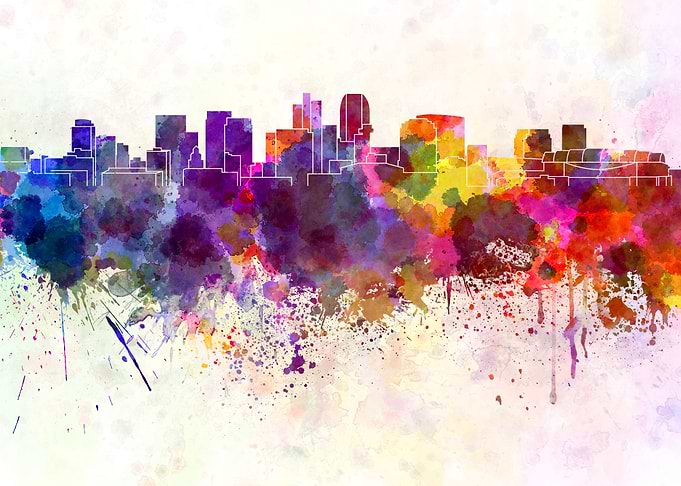 Phoenix skyline