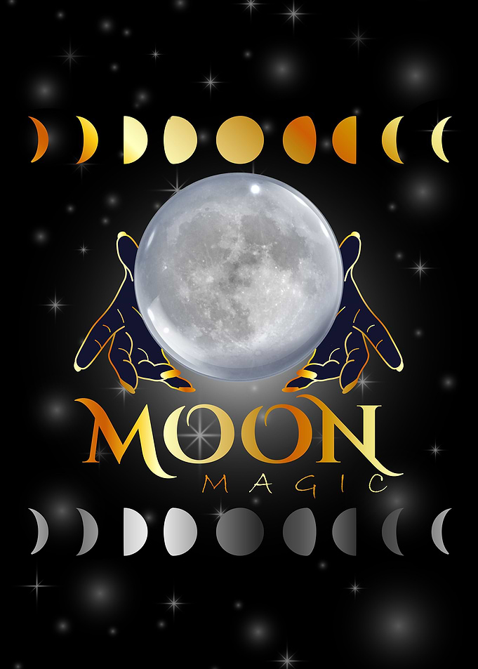 Moon phases magic womans