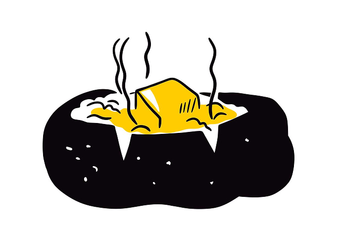 Baked Potato Lichtenstein