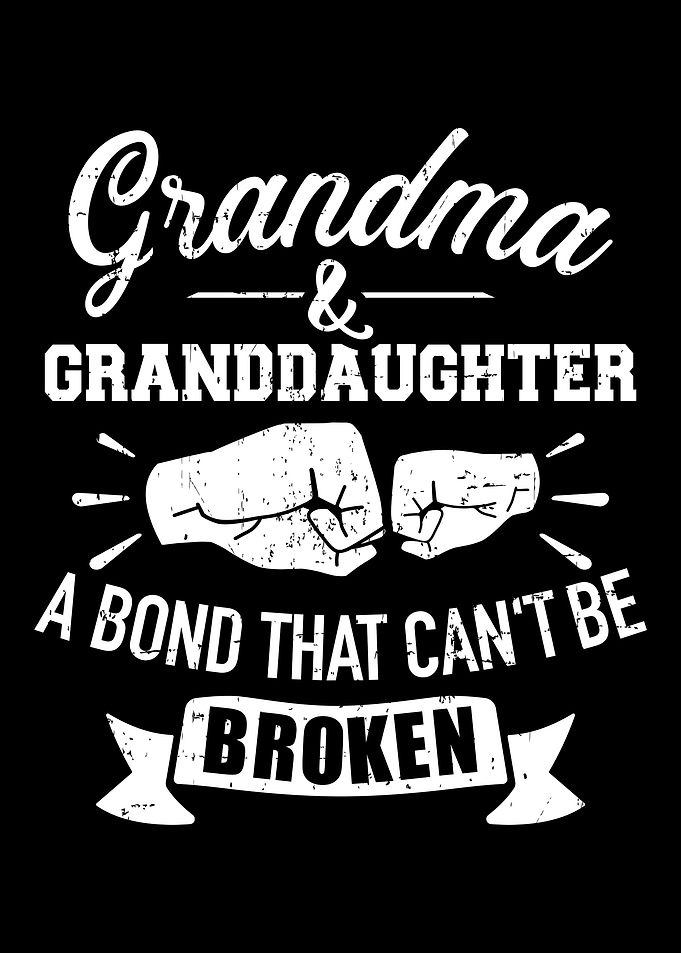 Grandma and granddaughter