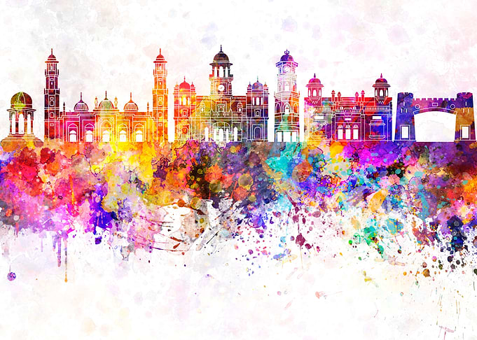 Peshawar skyline