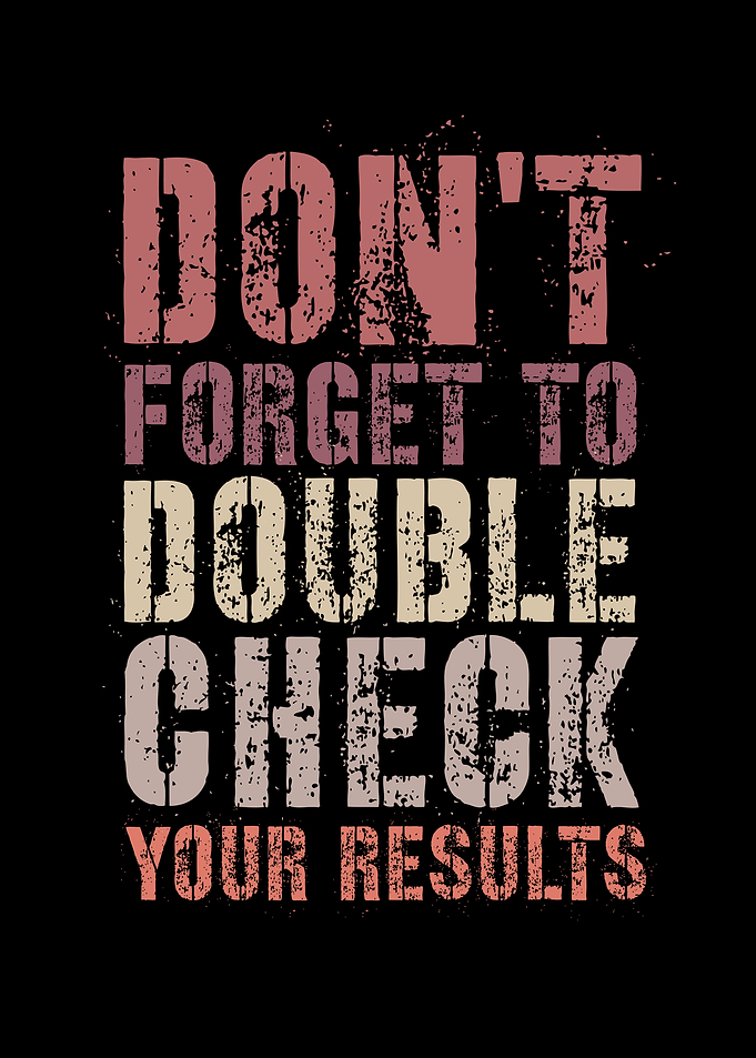Dont Forget To Double