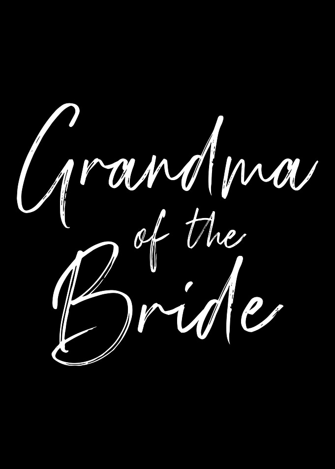 Grandma of the bride weddi