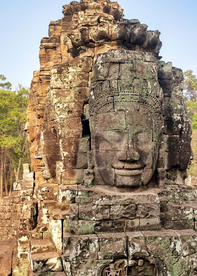Stone face at Bayon