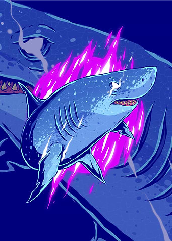 shark blue