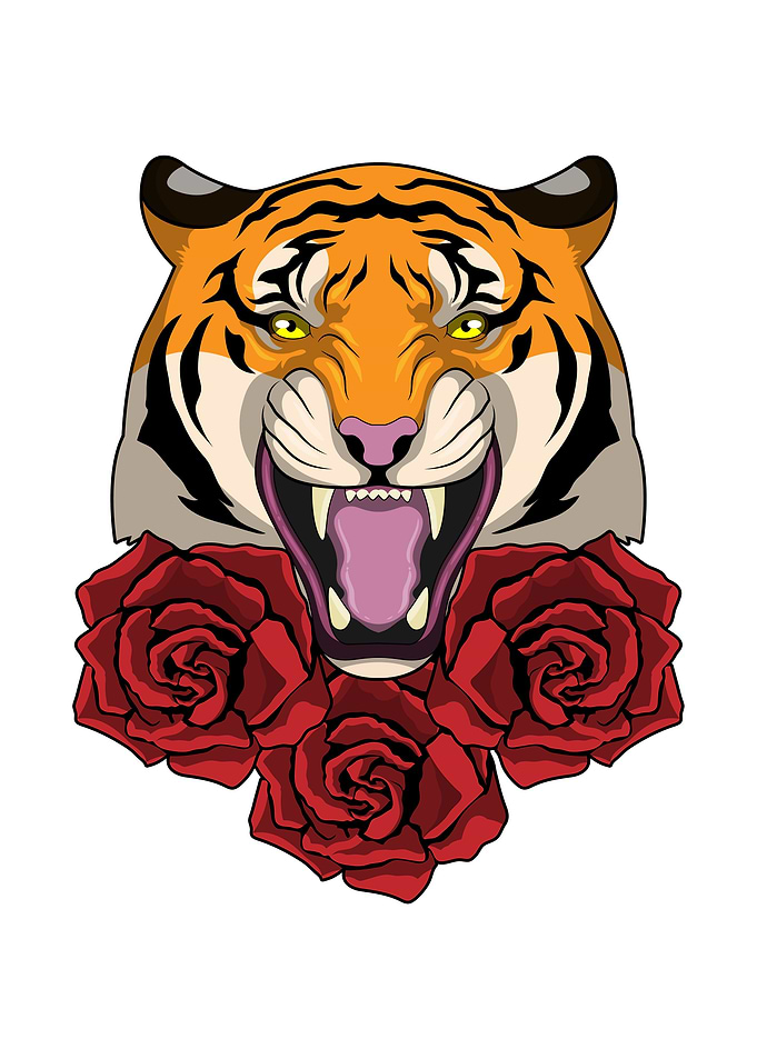 Tiger Roses