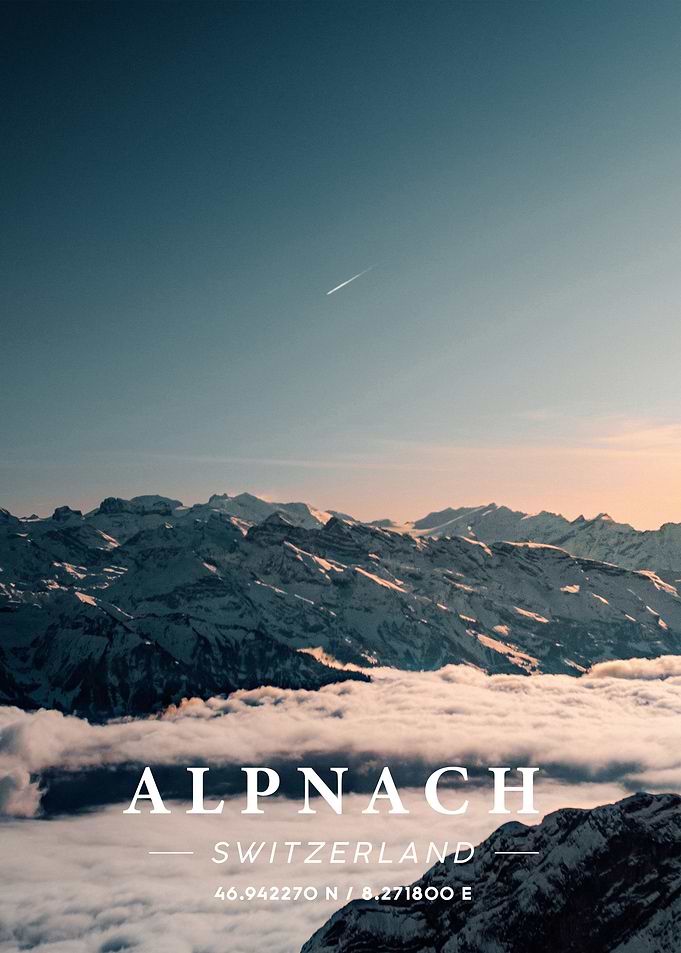 Alpnach Coordinate Art