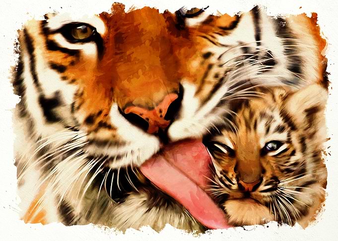Tiger Painting